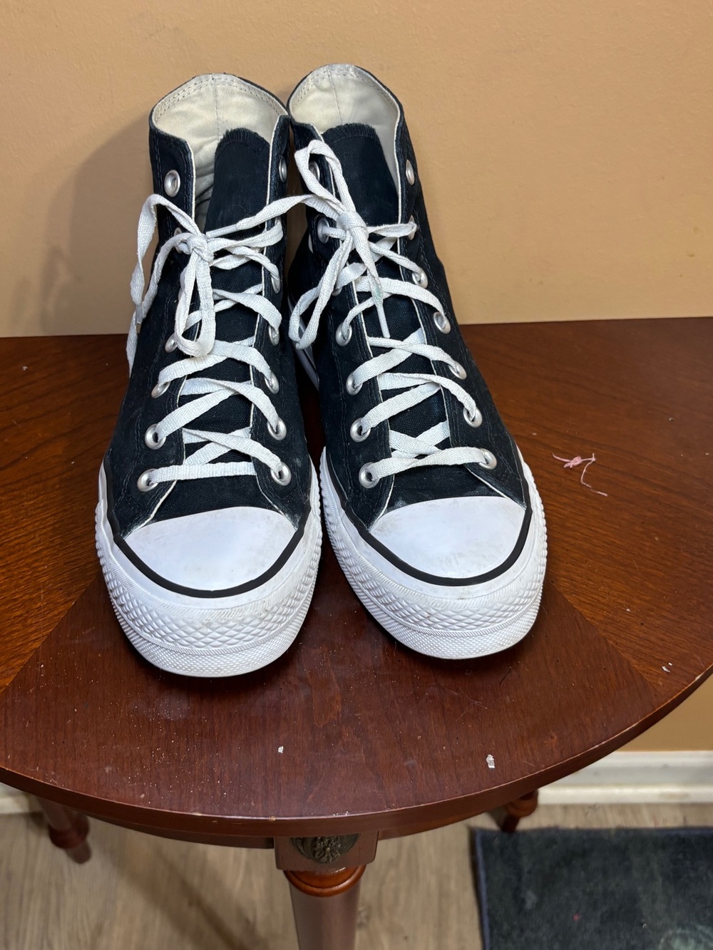 Converse Black and White High-Top Sneakers